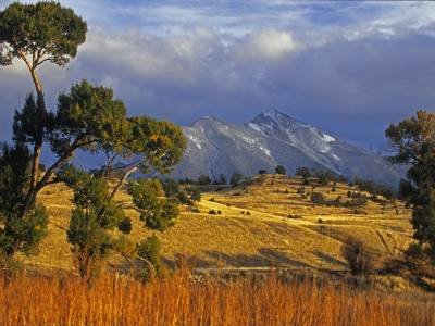 Absorkas Mountains, Nelson's Spring Creek, Paradise Valley, Livingston, Montana - MTf6