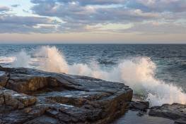 DEsp11 Schoodic Peninsula Big Wave, Winter Harbor