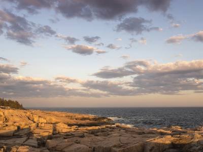 DECsp7p Schoodic Peninsula Sunset