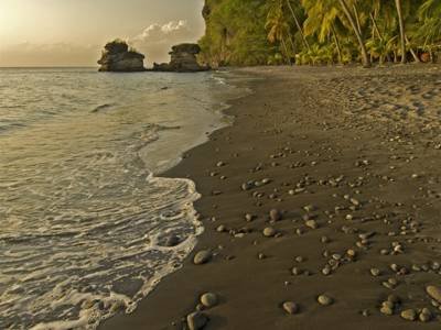 Evening Beach, Soufriere, St Lucia - CaSt.Lu1-a-07