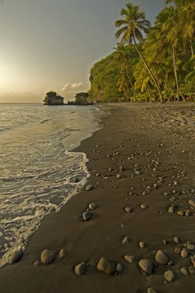 Evening Beach, Soufriere, St Lucia - CaSt.Lu1-a-07