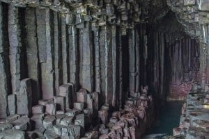 STLsu74-Fingal's Cave-Interior with Basalt Columns