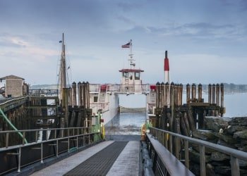Ferry Boat Ready to Load, Portland, ME - POsu