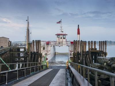 Ferry Boat Ready to Load, Portland, ME - POsu