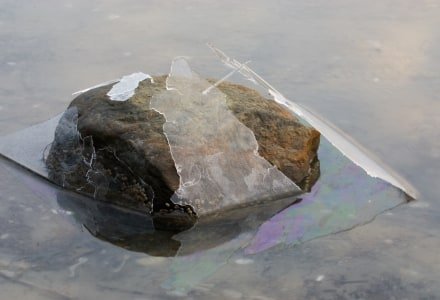 WNw62 Rock with Broken Ice