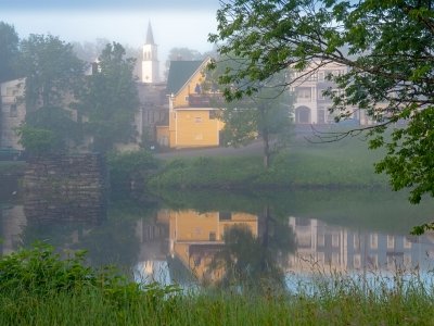 KFsu58-Village from across Carabassett River
