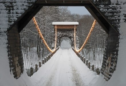 OVWMw60 Wire Bridge in Winter #2