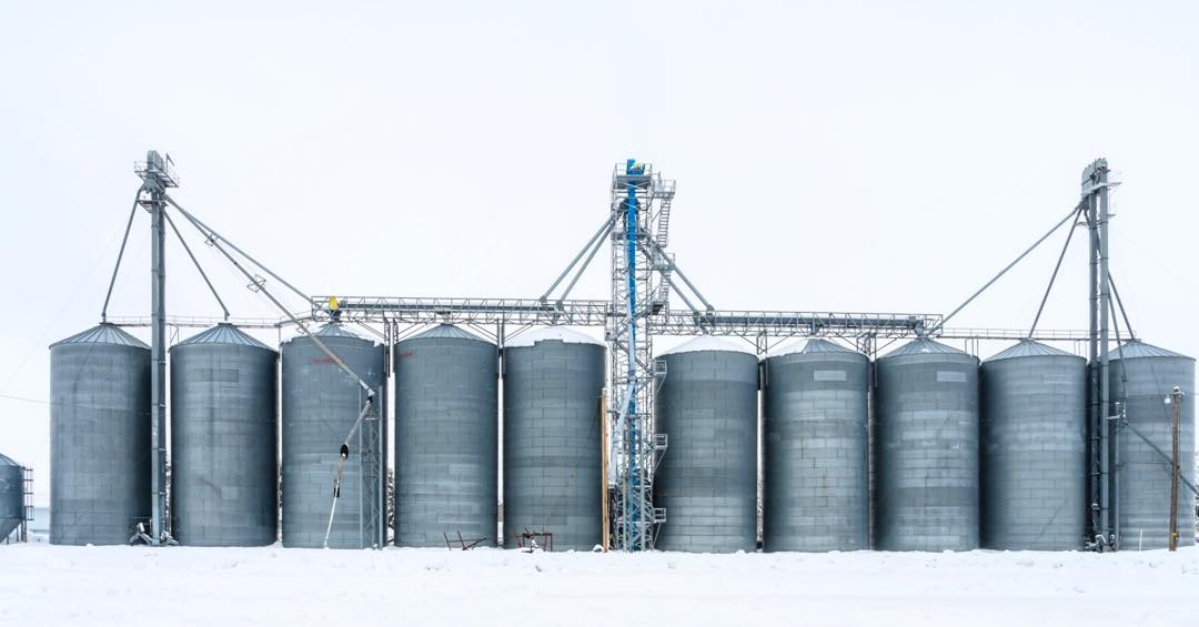 Grain Storage in Ashton, Idaho #ashtonidaho #grainstorage #orcuttphotography #idahophotography